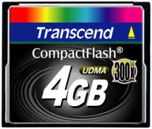 4GB CompactFlash Card Extreme 300x Transcend