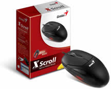 GENIUS Mouse XScroll, USB, optick�, black