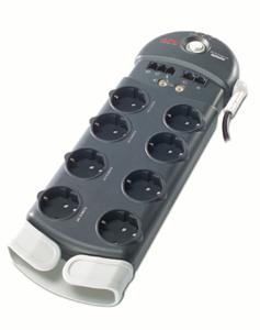 APC SurgeArrest� Performance, 8x z�suvka, 1x telefon, 1x coax/TV, 1x LAN, 3m kabel