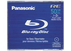 Panasonic LM-BE50DE Blu-ray disk, BD-RE 2x, 50GB
