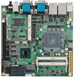 Commell LV-67H,i3/i5/i7 mobil,VGA,DVI,2xGbe,2xSATAIII,10xUSB,PCI-e 16x,2xPCIe mini,SO-DIMM DRR3,mini-ITX